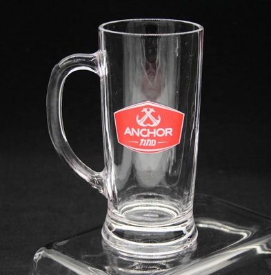 chất lượng Promotion Branded 21 Oz Beer Glass Stein With Color Decal nhà máy sản xuất