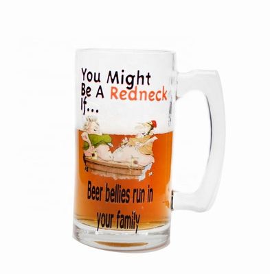 chất lượng Color Print Decorated Mug Craft Beer Glasses nhà máy sản xuất