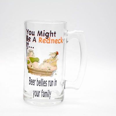 chất lượng Color Print Decorated Mug Craft Beer Glasses nhà máy sản xuất