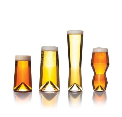 chất lượng Unique Peak Bottom Ipa Glass Handmade Crystal Craft Beer Glasses nhà máy sản xuất