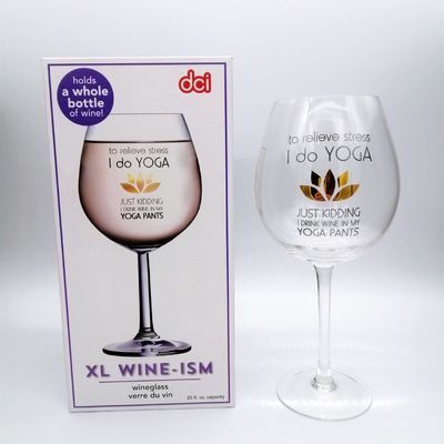 chất lượng Mouthblown Large Size 750ml Stemed Crystal Wine Glasses , Crystal Red Wine Glasses nhà máy sản xuất
