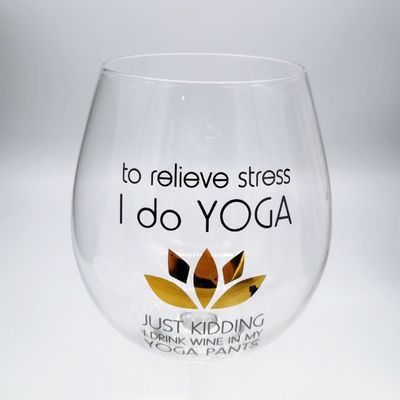 chất lượng Mouthblown Large Size 750ml Stemed Crystal Wine Glasses , Crystal Red Wine Glasses nhà máy sản xuất