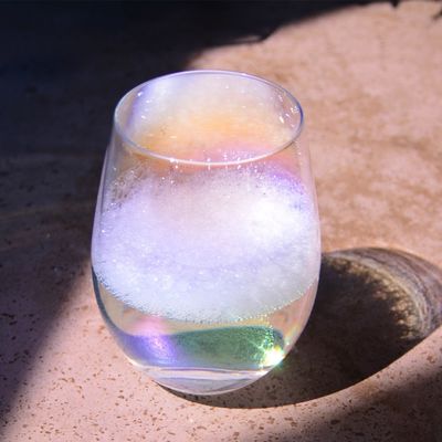 chất lượng Ion Plated Rainbowl 16 Oz Stemless Wine Glass , Antique Crystal Wine Glasses nhà máy sản xuất