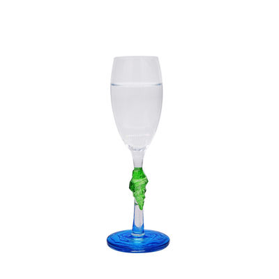 chất lượng Creative Sea Animal Stem Crystal Wine Glass For Summer Holiday nhà máy sản xuất