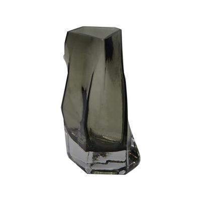 chất lượng 3 Size Warped Grey Color Tall Centerpiece Vases nhà máy sản xuất