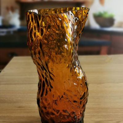 chất lượng Tree Stump Shaped Customize Color Decorative Glass Vase nhà máy sản xuất