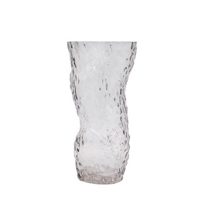 chất lượng Tree Stump Shaped Customize Color Decorative Glass Vase nhà máy sản xuất