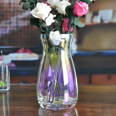 chất lượng Rainbow Decorative Glass Vase nhà máy sản xuất