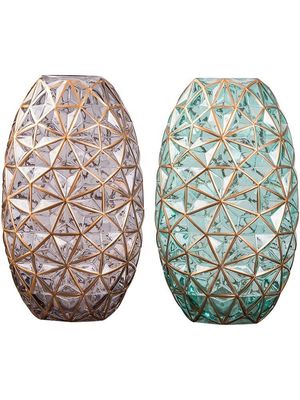 chất lượng Creative Handpainted Decorative Glass Vase For Wedding nhà máy sản xuất