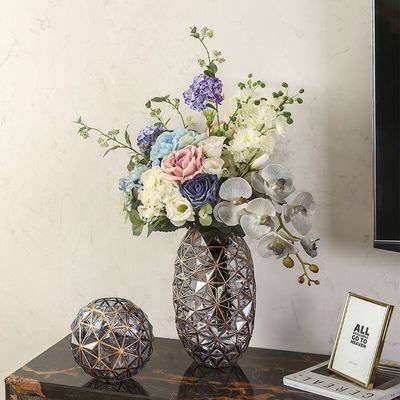 chất lượng Creative Handpainted Decorative Glass Vase For Wedding nhà máy sản xuất