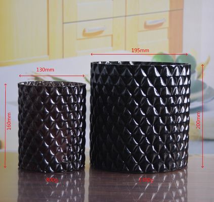 chất lượng Emobossed Decorative Glass Vase nhà máy sản xuất