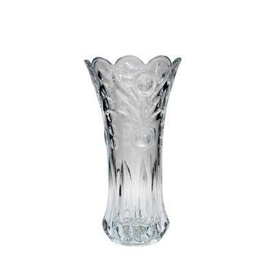 chất lượng Bohemian Style Crystal Embossed Pattern Decorative Glass Vase nhà máy sản xuất