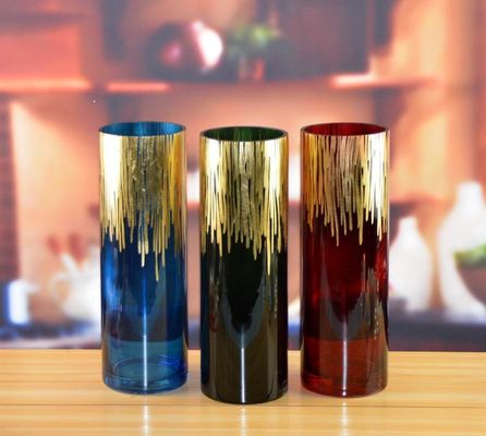chất lượng Handmade Thick Wall Solid Color Decorative Glass Vase nhà máy sản xuất