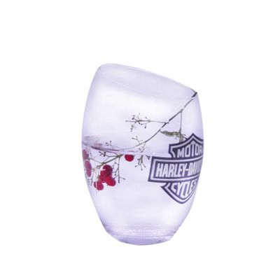 chất lượng Angled Top 10oz Handmade Whiskey Glass With Color Logo Print nhà máy sản xuất