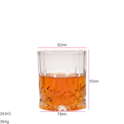 chất lượng Old Fashioned Lead Free Embossed 10 Oz Whiskey Glasses , Whiskey Tasting Glasses nhà máy sản xuất