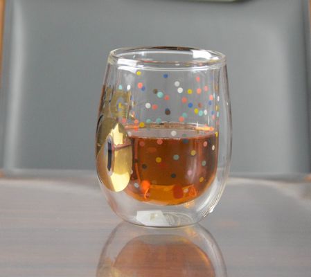 chất lượng High Borosilicate Double Wall Handmade Whiskey Glass nhà máy sản xuất