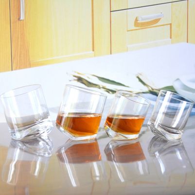 chất lượng Lead Free Slanted Bottom Round Whiskey Tasting Glasses nhà máy sản xuất