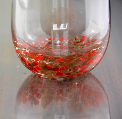 chất lượng Gold Stone Bottom Glass SGS 300ml Handmade Whiskey Glass nhà máy sản xuất