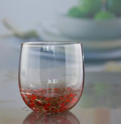 chất lượng Gold Stone Bottom Glass SGS 300ml Handmade Whiskey Glass nhà máy sản xuất