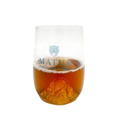 chất lượng 14 Oz Whiskey Glasses With Creative Ice Montain Bottom nhà máy sản xuất