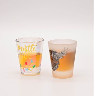 chất lượng 1.5oz Frosted High End Unique Shot Glasses For Liquor nhà máy sản xuất