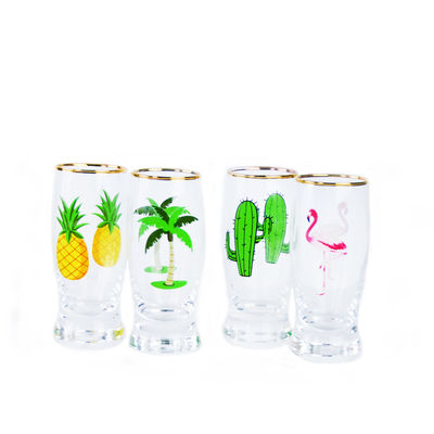 chất lượng Color Decal Printed Unique Shot Glasses nhà máy sản xuất