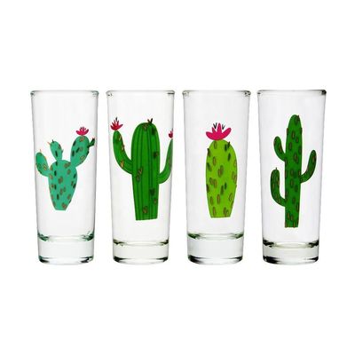 chất lượng Colorful Print Unique Shot Glasses For Tequila Fiesta nhà máy sản xuất
