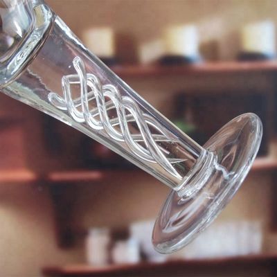 chất lượng Handmade Decorative Twisted DNA Stem Custom Shot Glasses nhà máy sản xuất