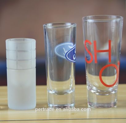 chất lượng High White Glass Customized Color Logo Tequila Shot Glass , Crystal Shot Glasses nhà máy sản xuất
