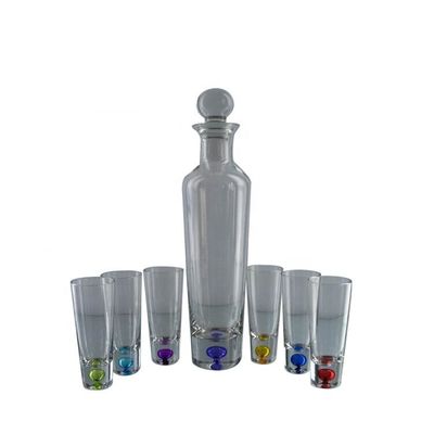 chất lượng Round Shape 6 Color Unique Shot Glass Set For Vodka nhà máy sản xuất