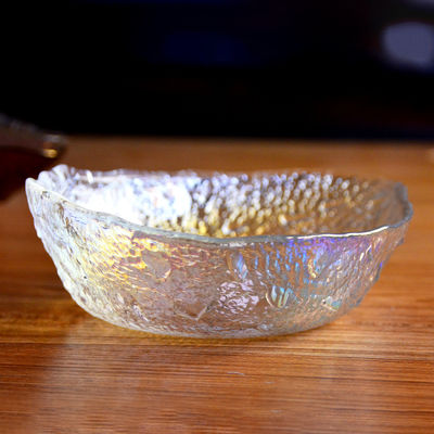 chất lượng Irregular shaped Colored Creative Glass Charger Plates nhà máy sản xuất