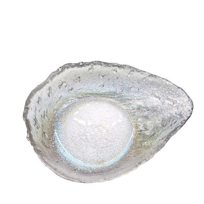 chất lượng Exquisite Creative Water Drop Shape Glass Charger Plates nhà máy sản xuất