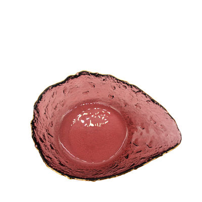 chất lượng Exquisite Creative Water Drop Shape Glass Charger Plates nhà máy sản xuất