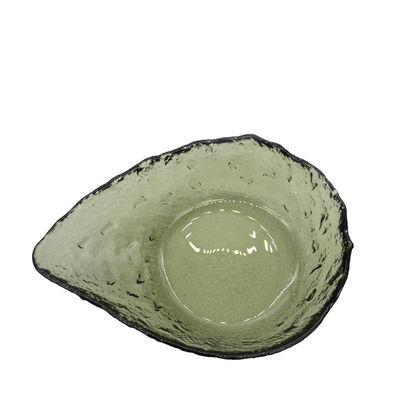 chất lượng Exquisite Creative Water Drop Shape Glass Charger Plates nhà máy sản xuất