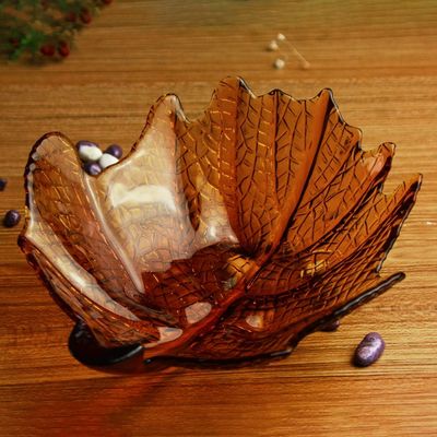 chất lượng Maple Leaf Unique Decorative Charger Plates For Snack nhà máy sản xuất