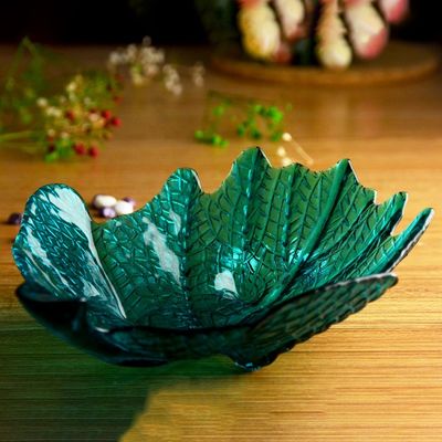 chất lượng Maple Leaf Unique Decorative Charger Plates For Snack nhà máy sản xuất