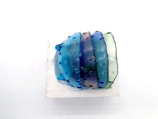 chất lượng Unique 3 Feet Glass Charger Plates For Fruit And Dessert nhà máy sản xuất