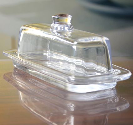 chất lượng Rectangle Cake Glass Charger Plates With Cover nhà máy sản xuất