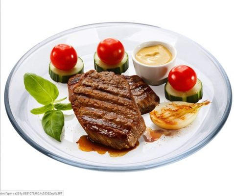 chất lượng Heat Resistant Borosilicate Round Charger Plates For Micwave nhà máy sản xuất