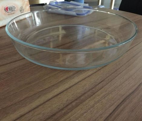 chất lượng Heat Resistant Borosilicate Round Charger Plates For Micwave nhà máy sản xuất