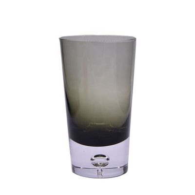 chất lượng Grey Color Air Bubble Bottom Unique Cocktail Glasses . Bohemian Drinking Glasses nhà máy sản xuất