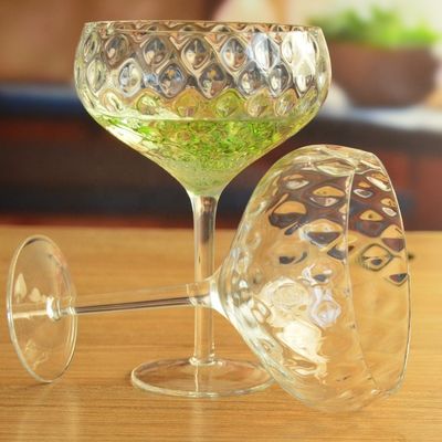 chất lượng Optical Pineapple Shape Giant Crystal Cocktail Glasses nhà máy sản xuất