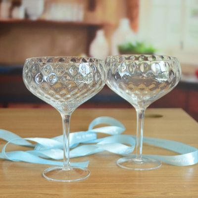 chất lượng Optical Pineapple Shape Giant Crystal Cocktail Glasses nhà máy sản xuất