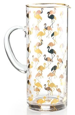 chất lượng Golden Flamingo Printed Crystal Highball Glasses For Restaurant nhà máy sản xuất