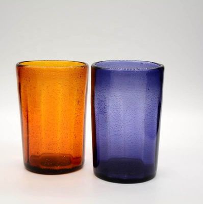 chất lượng Round Thicker Wall Mexican Bubble Crystal Cocktail Glasses nhà máy sản xuất