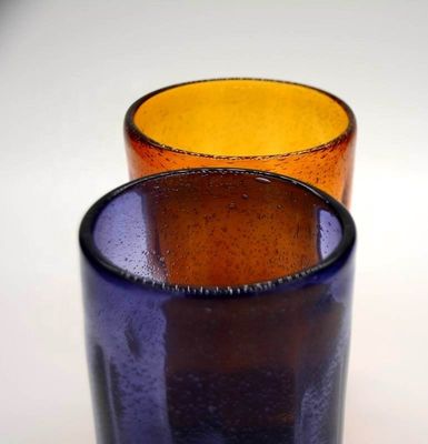 chất lượng Round Thicker Wall Mexican Bubble Crystal Cocktail Glasses nhà máy sản xuất