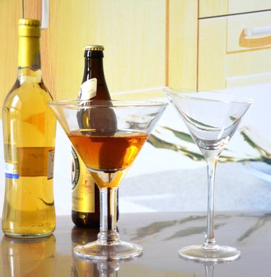 chất lượng Unique Customization Thick Stem Crystal Cocktail Glasses nhà máy sản xuất