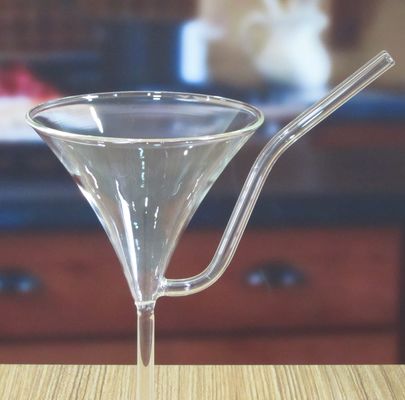 chất lượng Borosilicate Vintage Cocktail Glasses With Straw nhà máy sản xuất