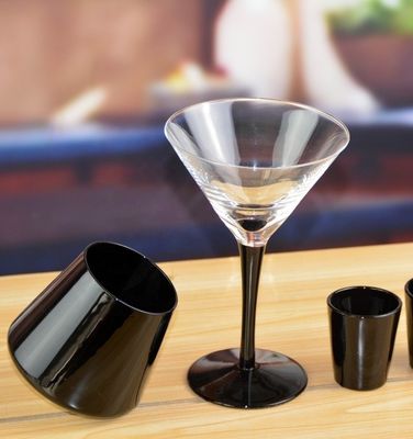 chất lượng Whole Set Heavy Stout Stemed Crystal Cocktail Glasses , Vintage Martini Glasses nhà máy sản xuất