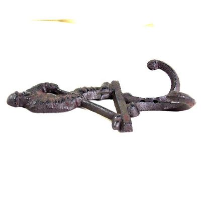 chất lượng Ice Hockey Rustic Cast Iron Coat Hooks Cast Iron Crafts nhà máy sản xuất